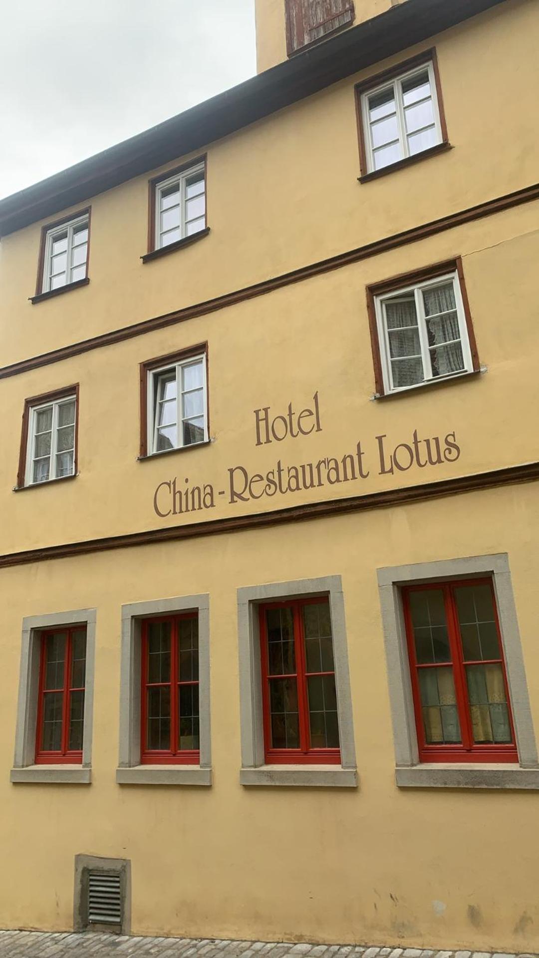 China Restaurant Hotel Lotus روتنبورغ أوب در تاوبر المظهر الخارجي الصورة